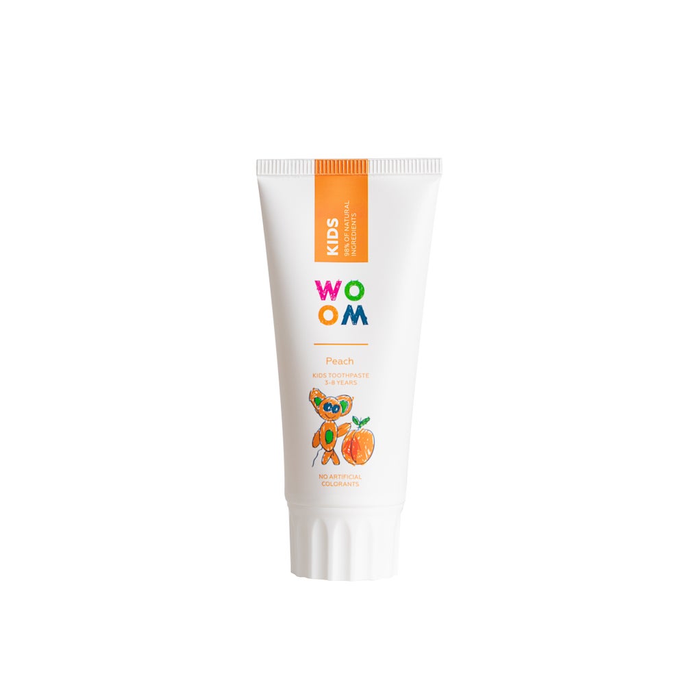Toothpaste WOOM KIDS PEACH (3-8 years) 50 ml