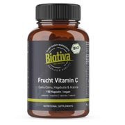 Biotiva Vitamin C Frucht Kapseln Bio 73,2 g