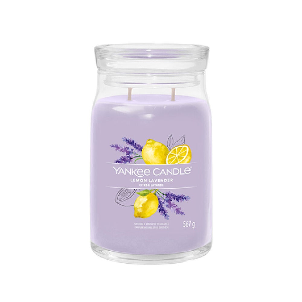 Yankee Candle Lemon Lavender Signatur Kerze 567 g 1,575 kg