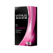 Produktabbildung: PREMIUM «Sensation» stimulierende Kondome mit 3-in-1 Effekt (12 Kondome) 12 St