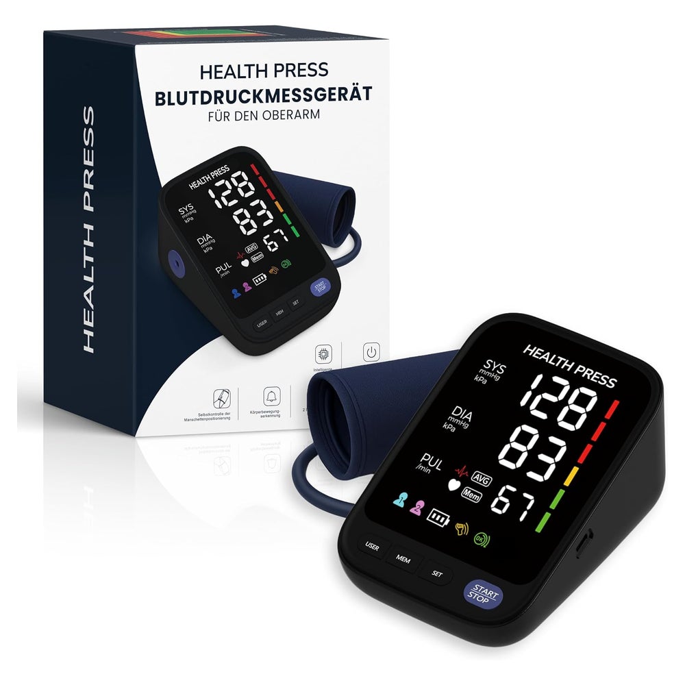 Health Press® Blutdruckmessgerät Oberarm 1 St