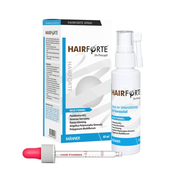 Hairforte Spray 3% Procapil gegen Haarverlust DHT Blocker 60 ml