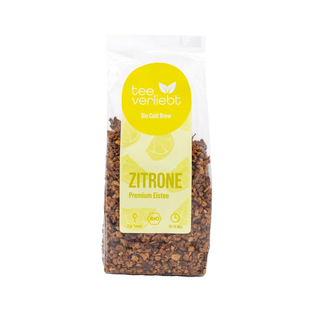 teeverliebt – Zitrone Bio Cold Brew | Premium Bio Eistee 100 g