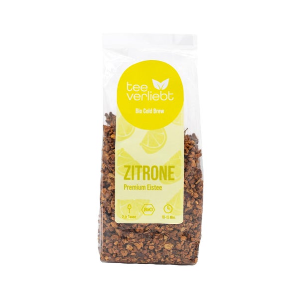 teeverliebt – Zitrone Bio Cold Brew | Premium Bio Eistee 100 g