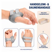 COOL-i CMC-Daumenstütze Grau rechts, Größe L 1 St