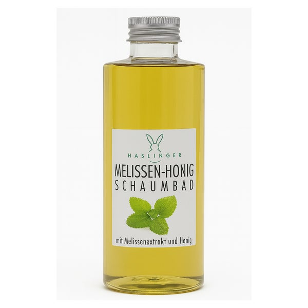 Haslinger Schaumbad Melissen-Honig – Beruhigendes Wellnessbad mit Honig & Melisse 400 ml