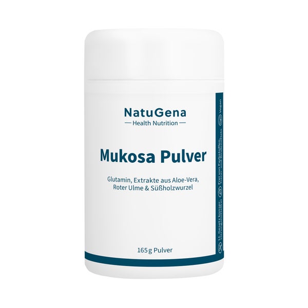 Mukosa Pulver L-glutamin+aloe Vera Vegan 165 g