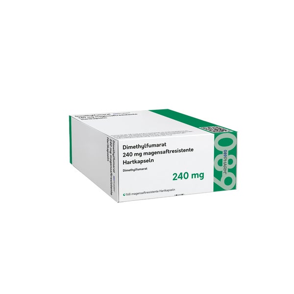 Dimethylfumarat 089pharm 240mg Magensaftr.hartkap. 168 St