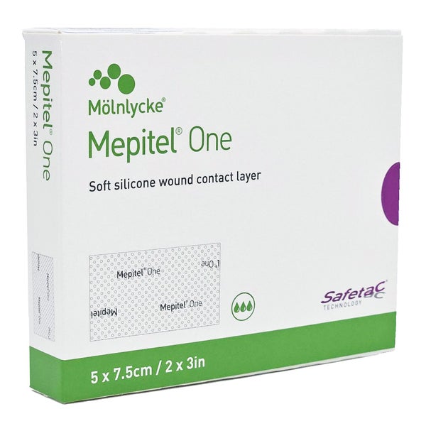 Mepitel One 5x7,5 cm Silikon Netzverband 10 St
