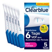 Produktabbildung: Clearblue Schwangerschaftstest Frühe Erkennung 5 St