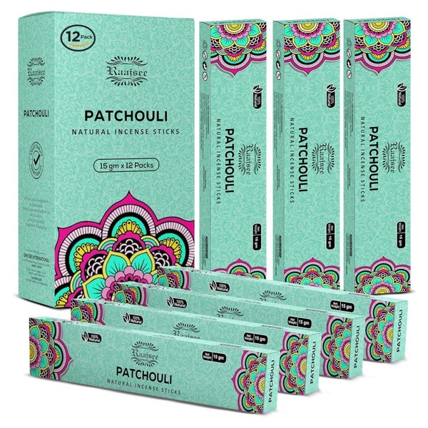 Räucherstäbchen Patschuli 15g 12er Packung Chemikalienfrei P 1 St
