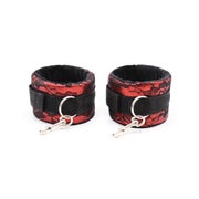 Dian - Short Velvet Lace Wrist Restraints- Nylon Bind 1 St