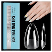 Nageltips Mandel kurz Gel Fullcover Preshaped 1.Mandel Kurz 1 St