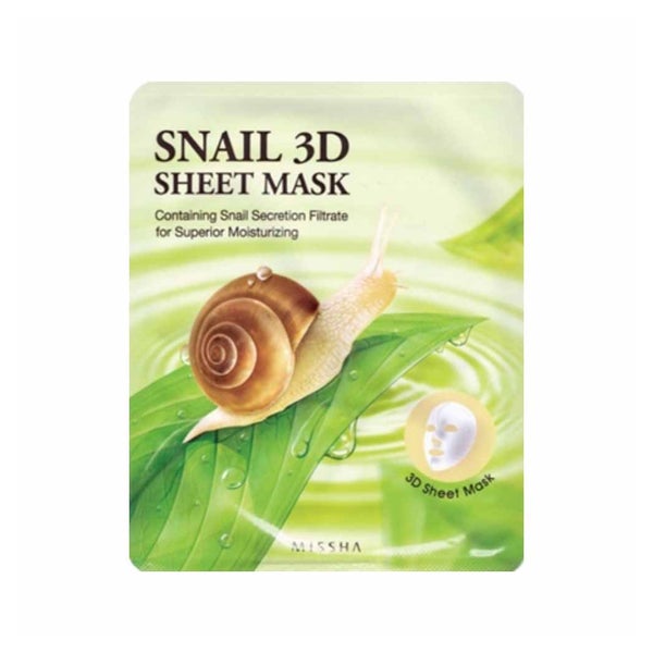 MISSHA | Snail 3D Sheet Mask 23 g