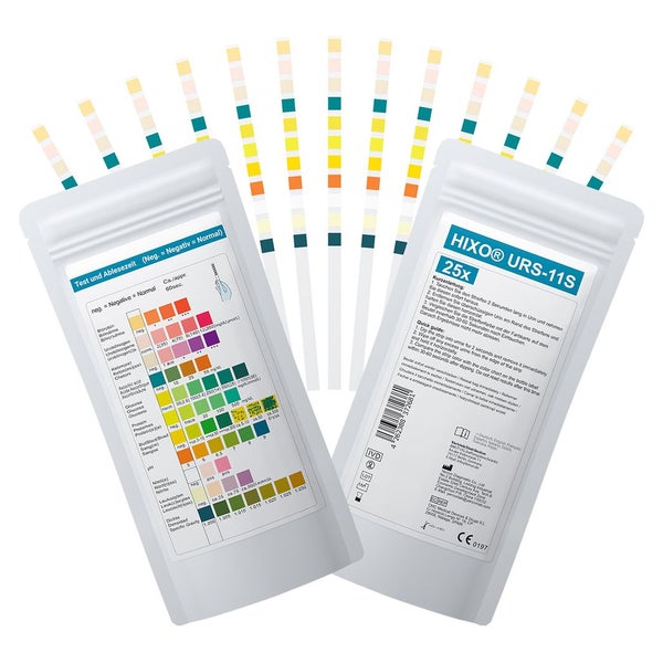 HIXO 11in1 Gesundheitstest Selbsttest Urin-Schnelltest 25 St