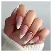 Kunstnägel 24 Stück Mandel Kurz Stiletto Jewels Beige&amp;di 1 St