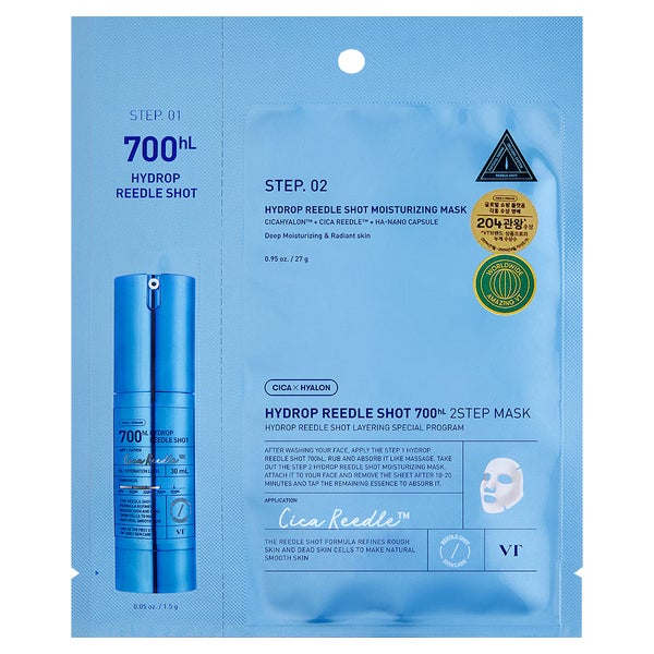 VT COSMETICS Hydrop Reedle Shot 700hL 2-Stufen-Tuchmaske 1 St