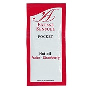 Extase Sensual - Pheromon-Massageöl mit Wärmeeffekt Erdbeere 10 ml