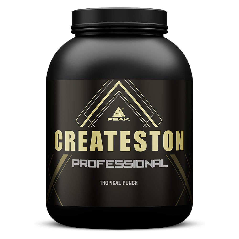 PEAK Createston Professional - 3150g - Geschmack Tropical Punch I Post Workout I ALL in One I über 90 Schlüsselsubstrate I mit Whey Hydrolysat & Whey Isolat I Creatin AKG I Kohlenhydratmatrix 3150 g