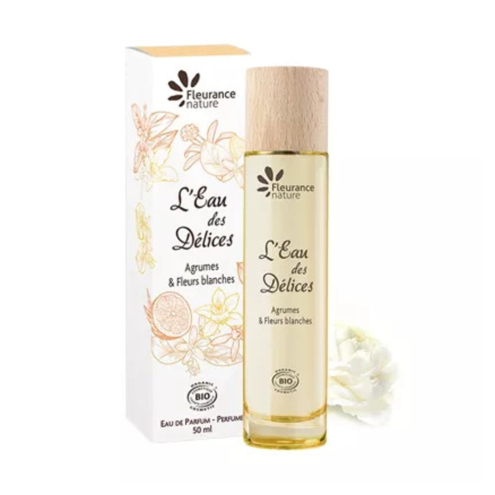 Fleurance Nature - L’EAU DES DÉLICES – Parfum aus Zitrus- und weißen Blüten 50 ml