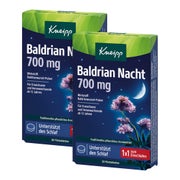Produktabbildung: Kneipp® Baldrian Nacht 700 mg Doppelpack 2X30 St
