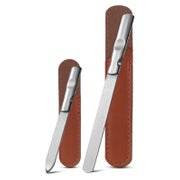 Professionelle Edelstahl Nagelfeile Doppelseitig Anti-Rutsch 1 St