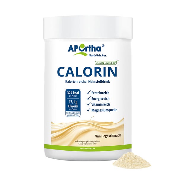 Calorin - kalorienreicher Nährstoffdrink - Vanille - Pulver 1200 g