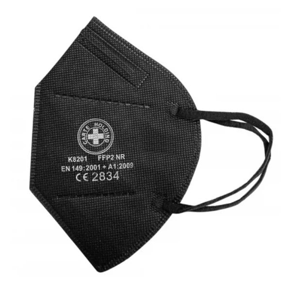 Carte FFP2-Maske mit Nasenbügel Schaumstoff, schwarz (20 Stück) 20 St