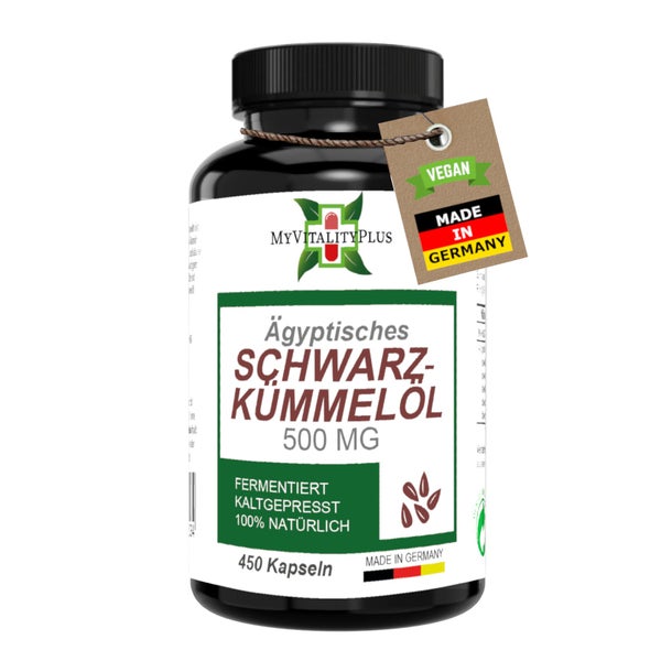 Ägyptisches Schwarzkümmelöl | Softgels | 3000mg Tagesdosis | 336 g