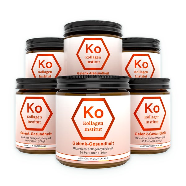 Kollagen Institut® Gelenk Kollagen Pulver 6er Set 6 x 150 g