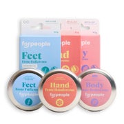 forpeople – Feste Creme Set, Hand- Fuß- & Körperpflege natürlich 220 g