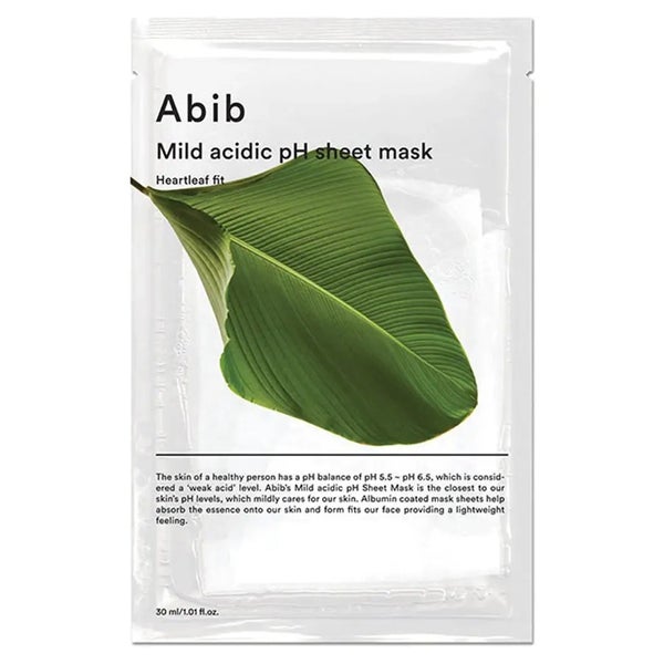 ABIB Mild Acidic pH Tuchmaske Heartleaf Fit 1 St