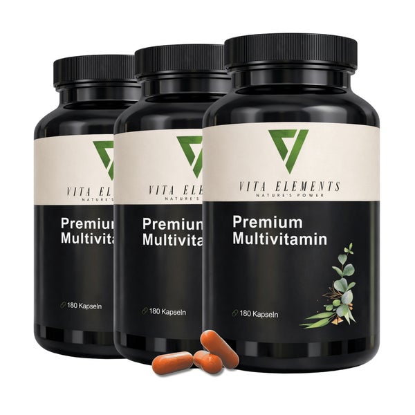 Vita Elements Premium Multivitamin Kapseln 3 x 180 St