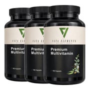 Vita Elements Premium Multivitamin Kapseln 3er Set 180 St
