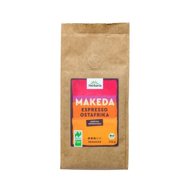 Herbaria Espresso MAKEDA gemahlen bio* -Fair zertifiziert