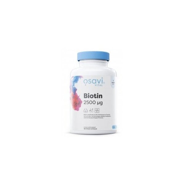 Biotin 2500 mcg, vegane Kapseln 180 St
