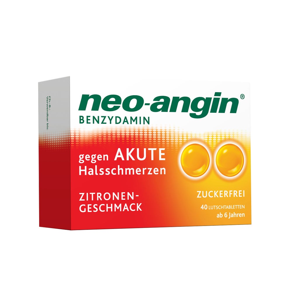 neo-angin Benzydamin Zitronen-Geschmack 2X40 St