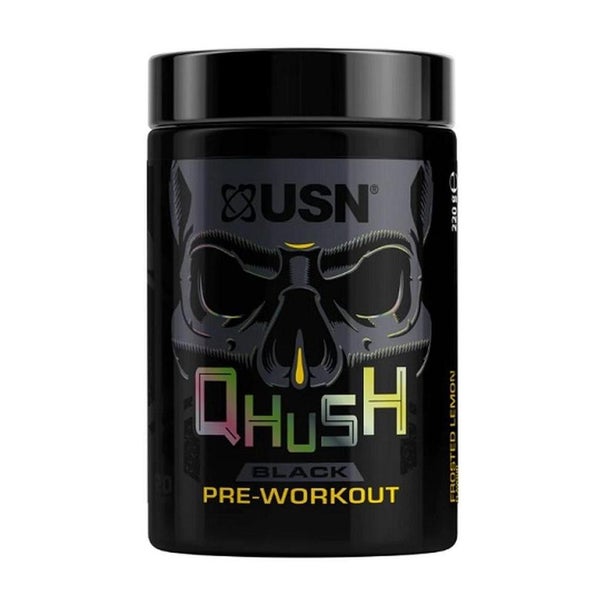 USN QHUSH Black Pre-Workout (20 Serv.) Blue Raspberry 220 g