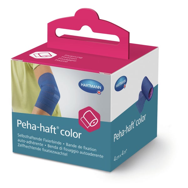 Hartmann Peha-haft elastische Binde, 4 m, selbsthaftend, blau - 4 cm 1.0 St