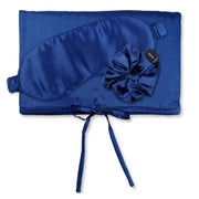 TRAVEL SET BEAUTY M Tasche, Schlafmaske & Scrunchie M aus Seide