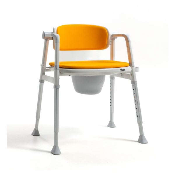 Versa Sitz- und Toilettenstuhl orange 1 St