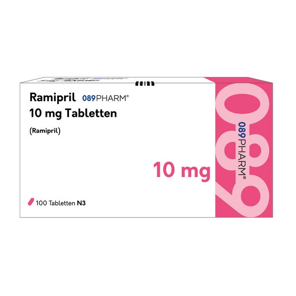 Ramipril 089pharm 10 Mg Tabletten 100 St