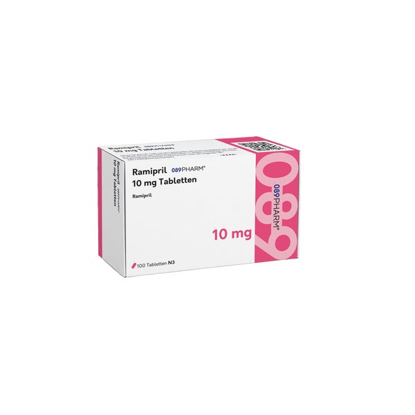 Ramipril 089pharm 10 Mg Tabletten 100 St