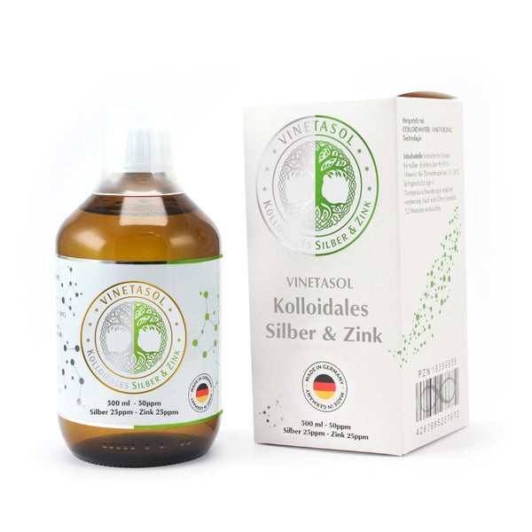 VINETASOL KOLLOIDALES SILBER/ZINK - 50ppm 500 ml