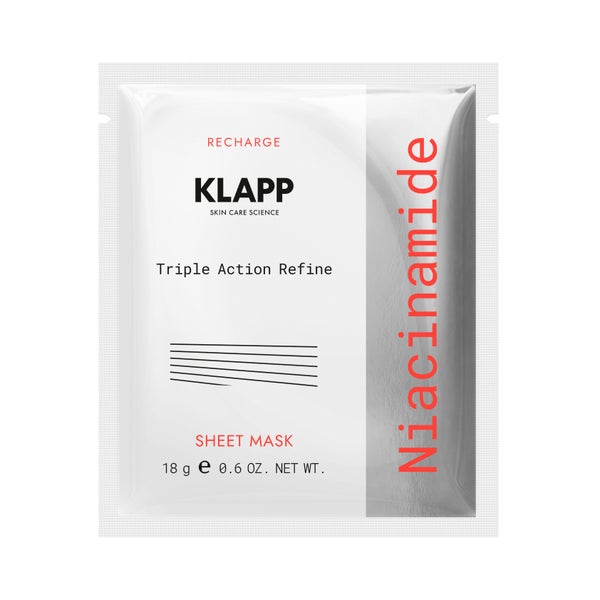 Klapp Niacinamide Triple Action Refine Sheet Mask