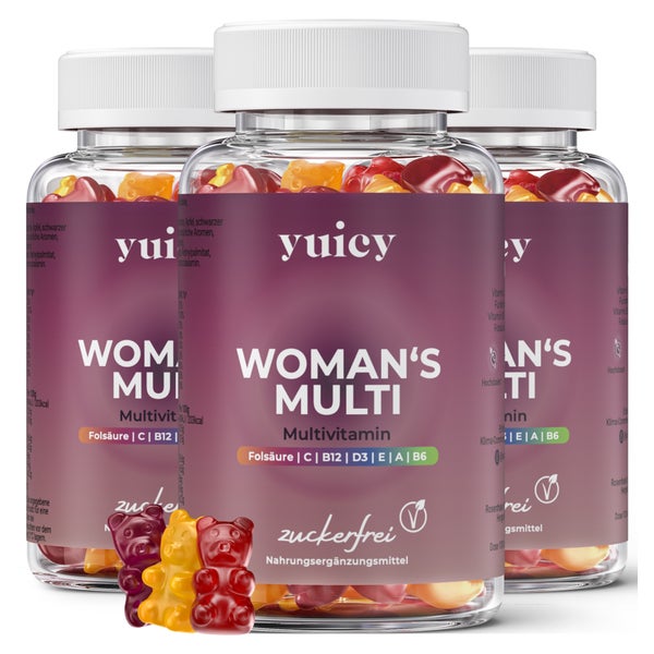 yuicy® Woman's Multi Gummies - Vitamine für Frauen 180 St