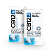 Produktabbildung: CB12® strong mint Xylitol-Kaugummi Doppelpack 2X10 St