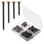 Enhon 120 Bilderägel Set (20-40mm) - Rostfrei, Goldkopf, Ohne Bohren, Inkl. Box