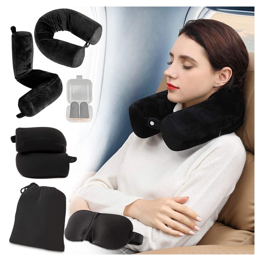 Reisekissen Memory Foam Nackenstuecke fuer 1 St