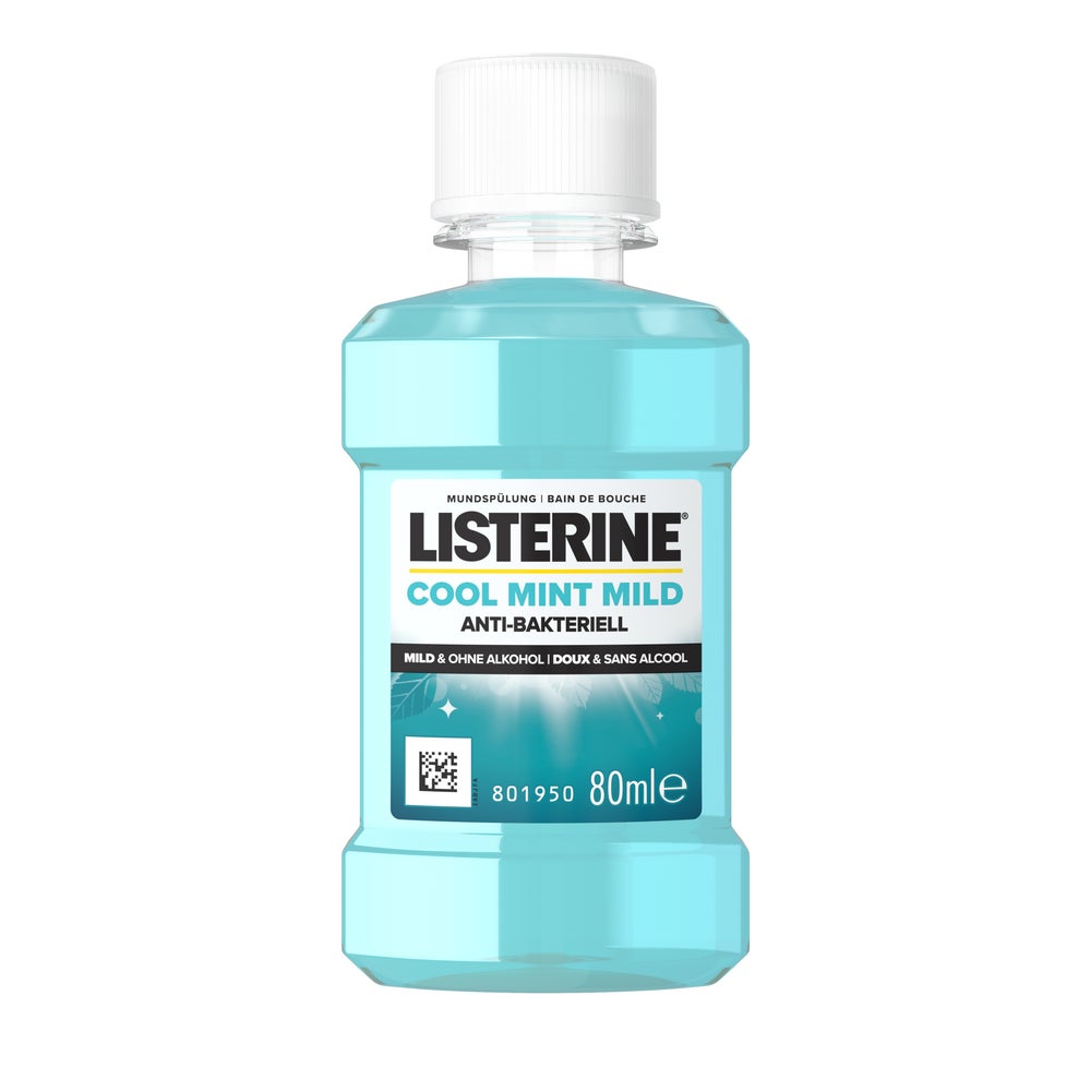 Listerine Cool Mint Milder Geschmack Mundspülung 80 ml